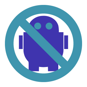 ADVANCE No Robots Icon