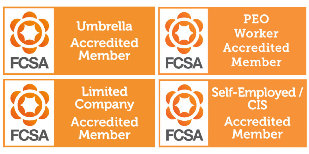 FCSA Badges for Umbrella, PEO Worker, Limited Company and Self-employed CIS
