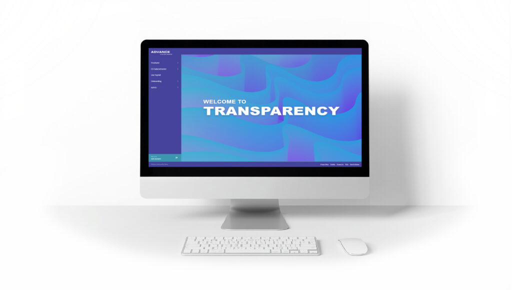 ADVANCE's market-first TRANSPARENCY Portal. Designed to support recruitment agencies with managing risk against Joint and several liability legislation.