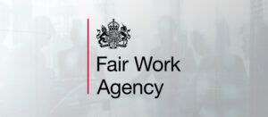 Logo and display of the Fair Work Agency